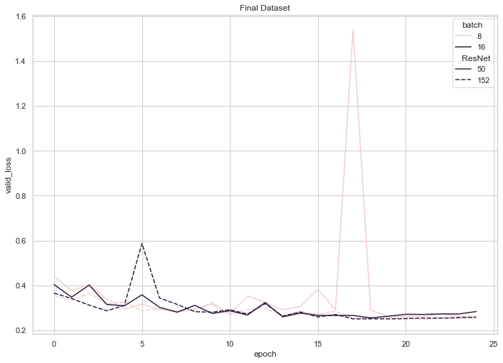 Final validation graph